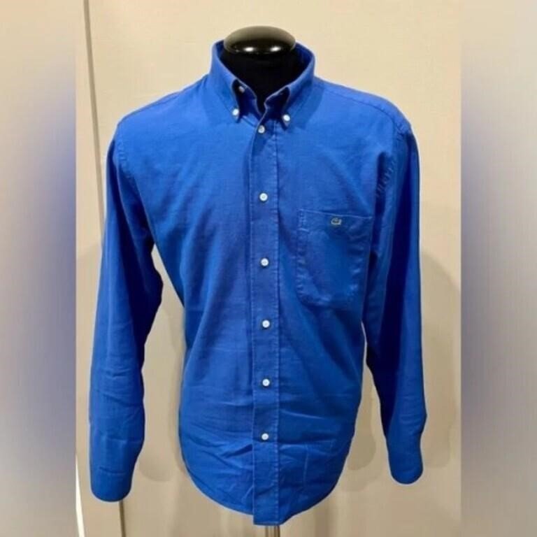 Lacoste Oxford Shirt - X L: Description: Lacoste Oxford ShirtSize: X L - 42 E URetail: $149.00Condition: Very Good