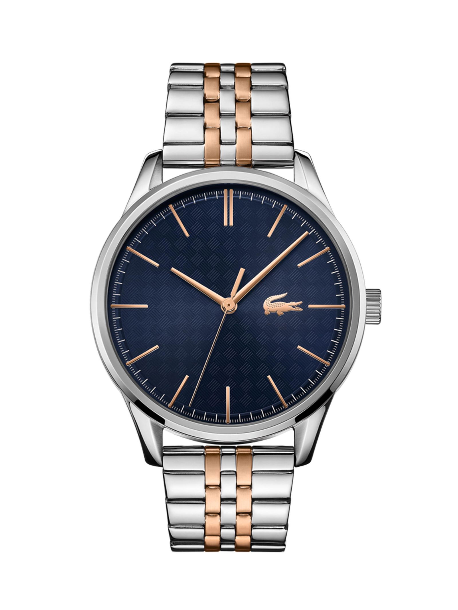 Lacost 42mm Two Tone Steel Bracelet Steel Case Quartz: Lacoste Men's 42mm Two Tone Steel Bracelet Steel Case Quartz Watch