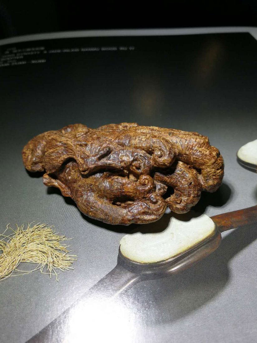 Pair Chinese Antique Lacquer TIXI Box With CoverAntique (1 of 7)