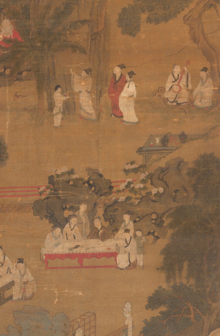 Chinese ancient painting scroll (1 of 4)