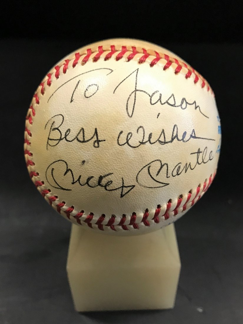 Mickey Mantle Signed Baseball (1 of 3)