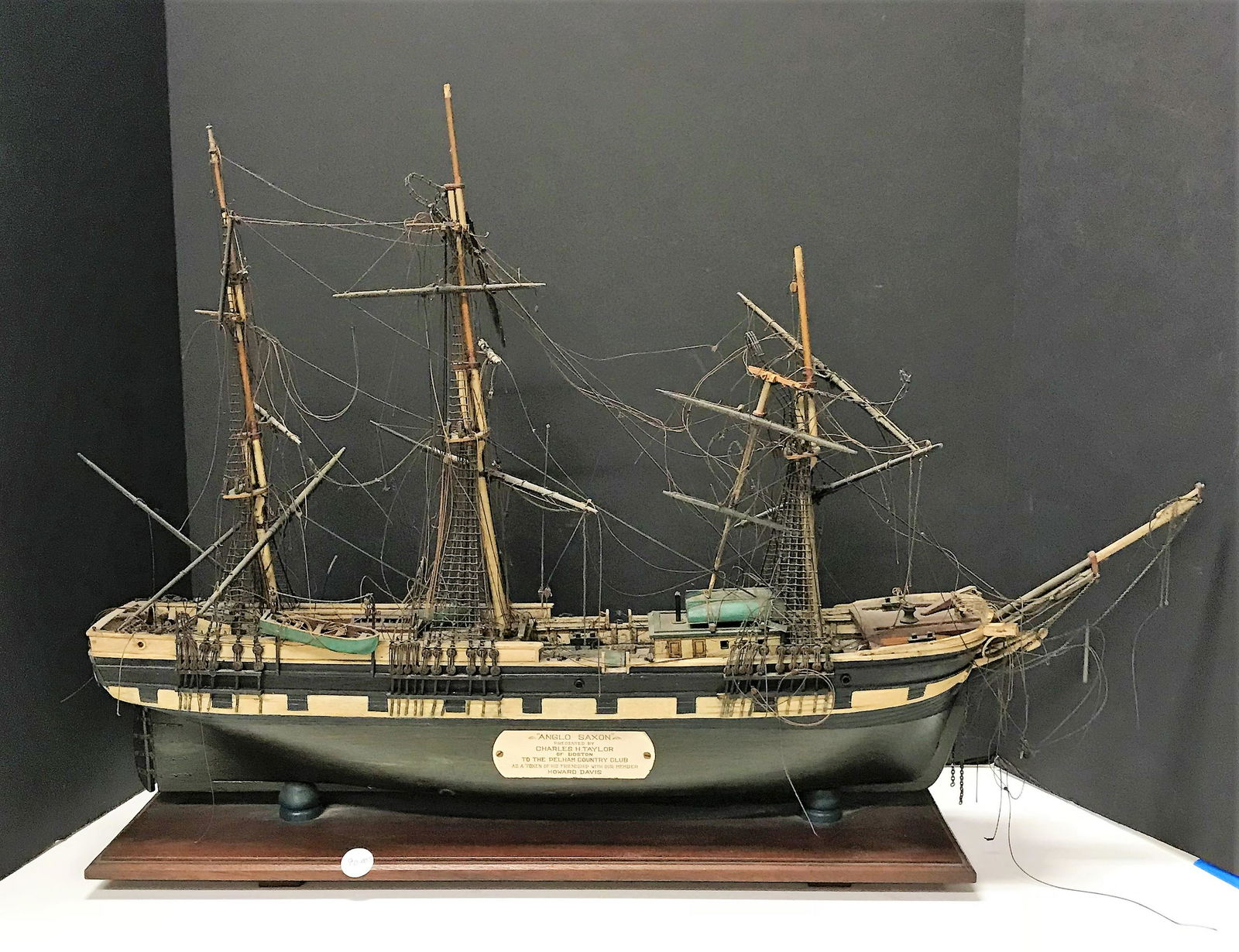 Antique Ship Model "ANGLO SAXON" (1 of 13)