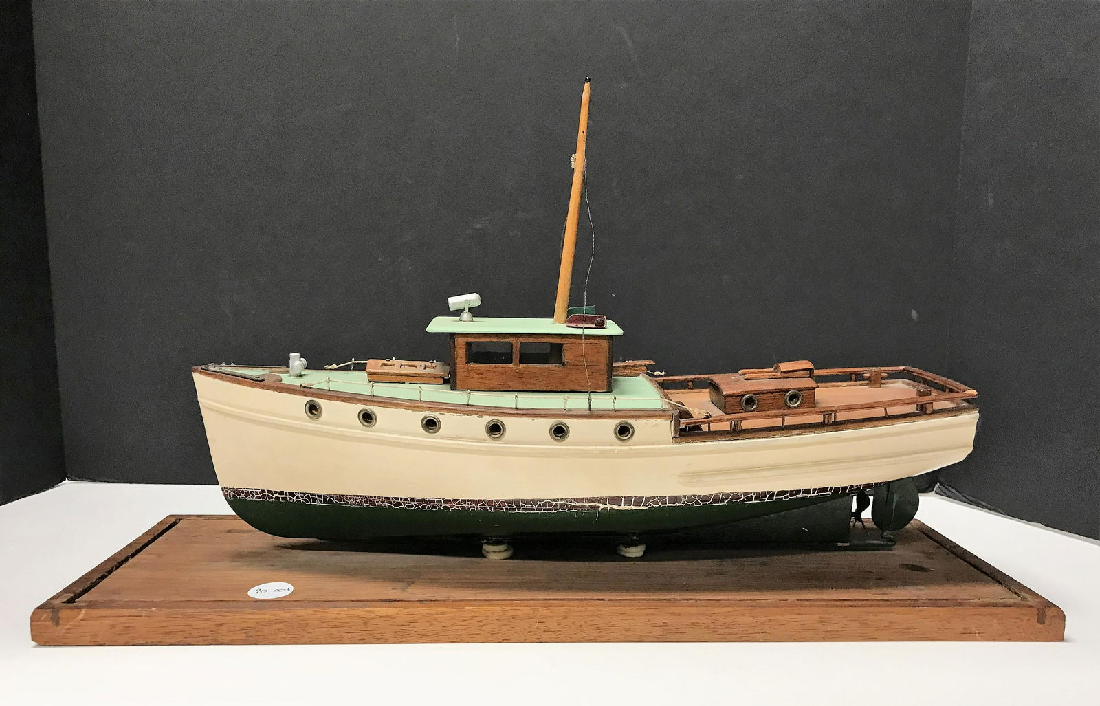 Vintage Wooden Ships Model (1 of 13)