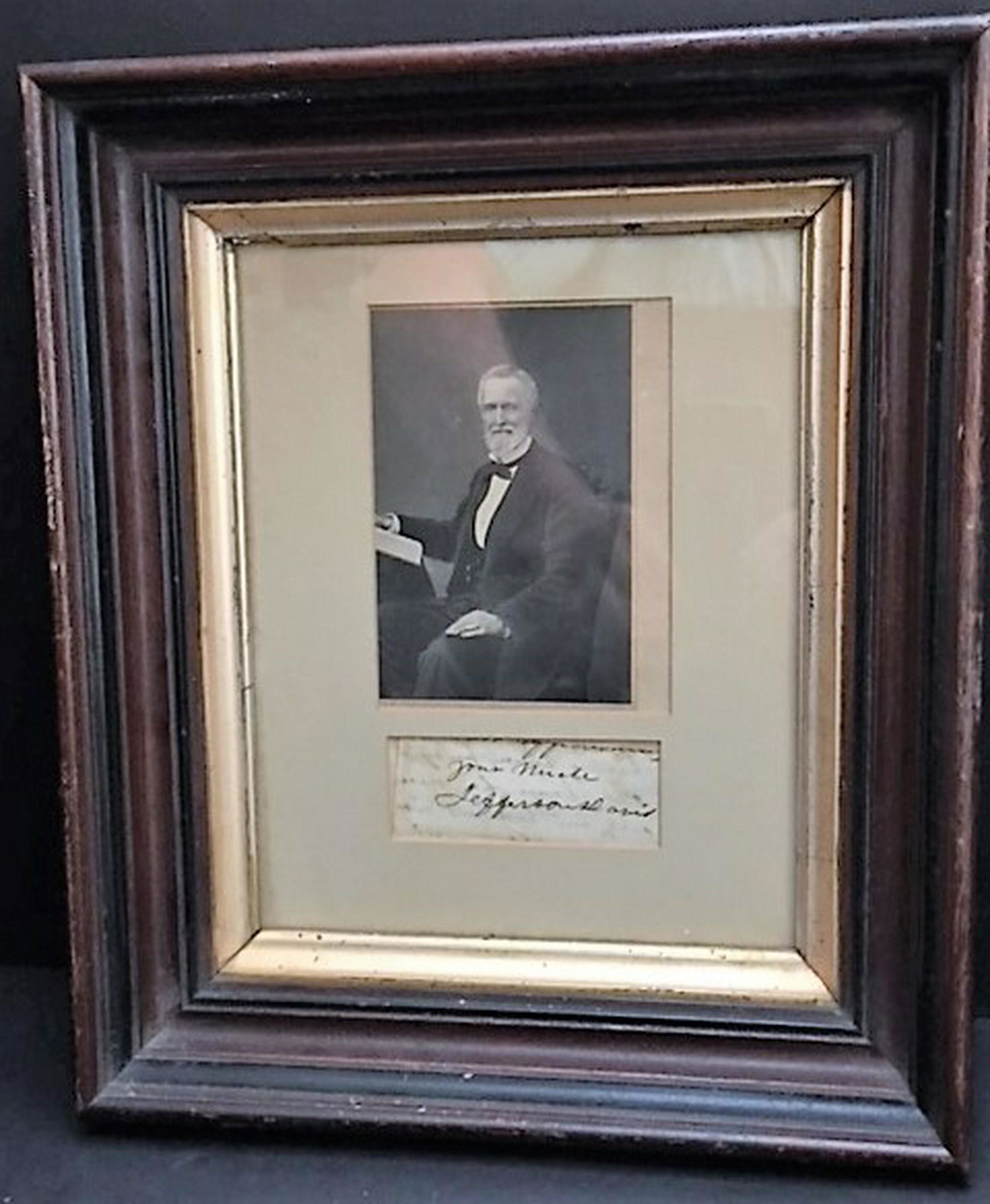 Historic Jefferson Davis Photograph (1 of 4)