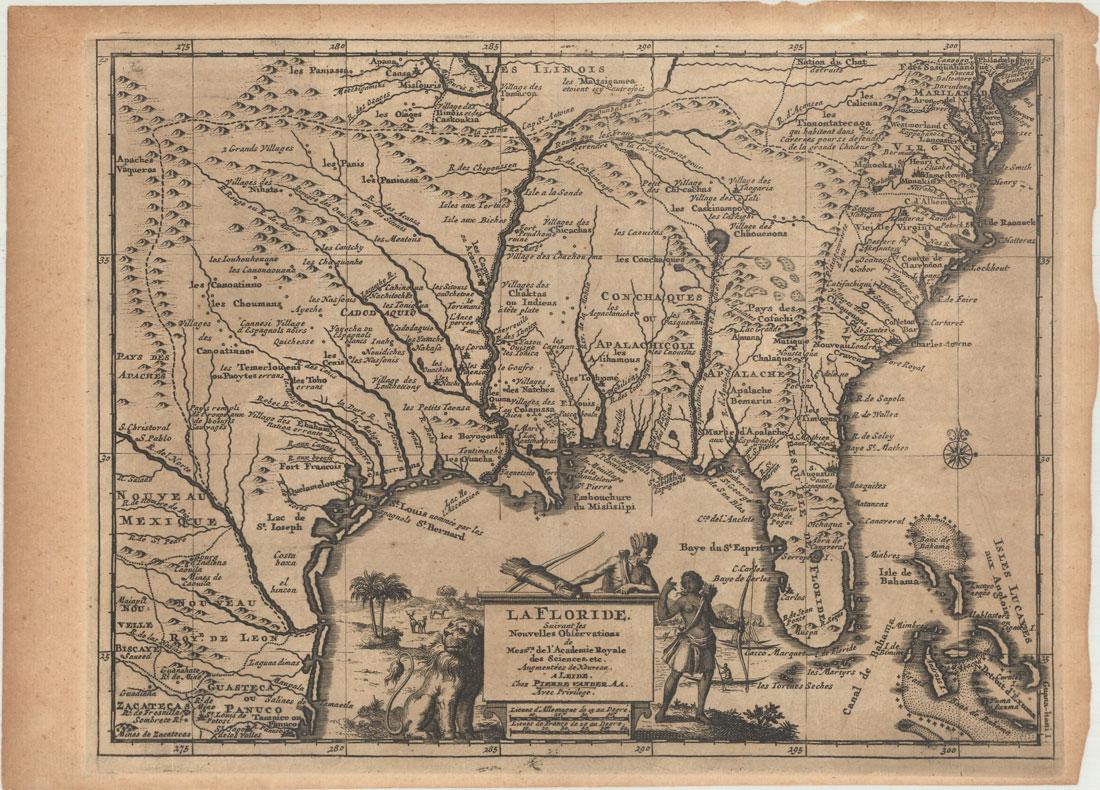 MAP - Southern US. Van der Aa (1 of 1)