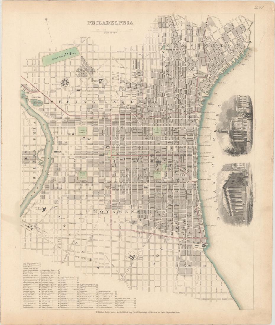 MAP - Philadelphia, Pennsylvania. SDUK (1 of 1)