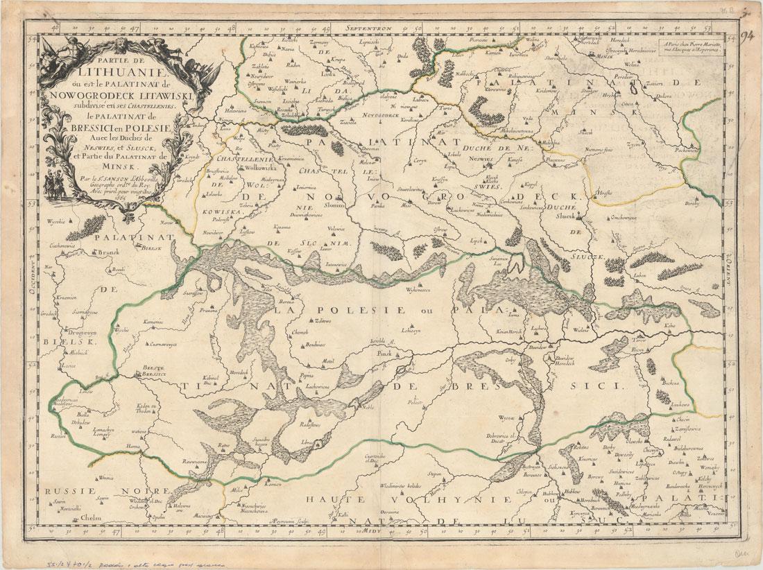 MAP - Belarus. Sanson (1 of 1)