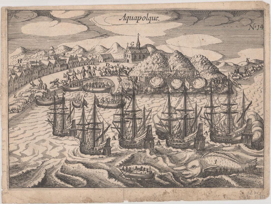 ENGRAVING, Acapulco, Mexico, Bry (1 of 1)