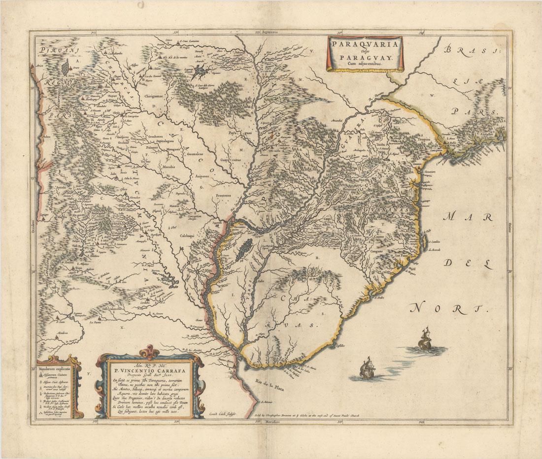 MAP, Central South America, Blaeu (1 of 1)