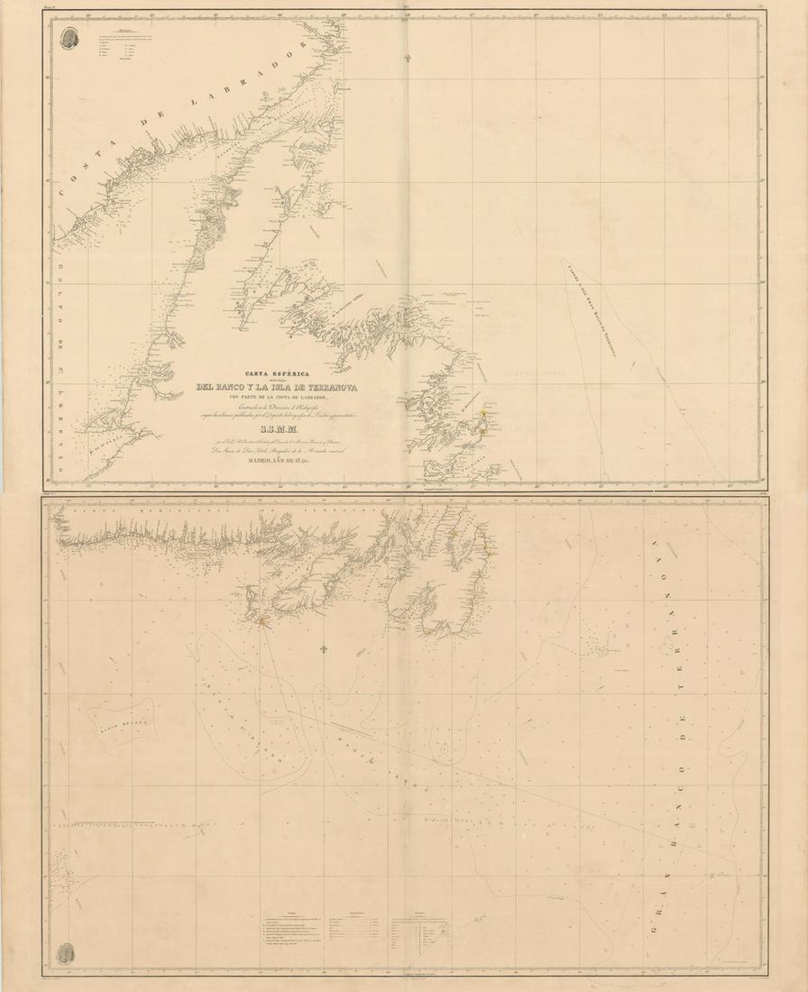 MAP, Eastern Canada, Direccion de Hidrografia (1 of 3)