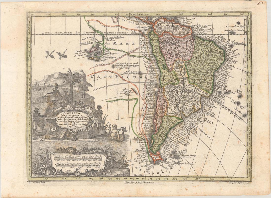 MAP, South America, Seutter (1 of 1)
