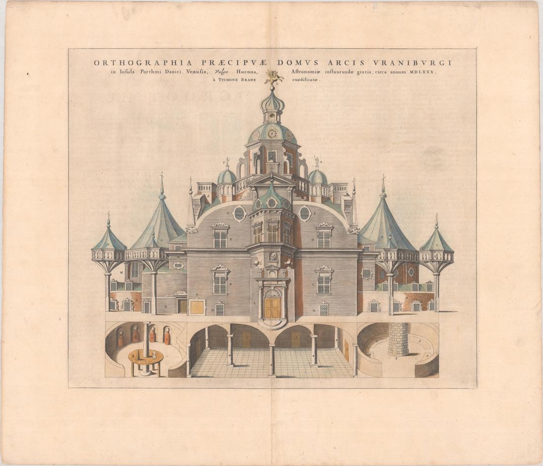 ENGRAVINGS, Hven, Sweden, Blaeu (1 of 2)