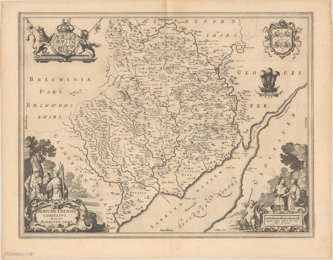 MAP, Wales, Blaeu (1 of 1)
