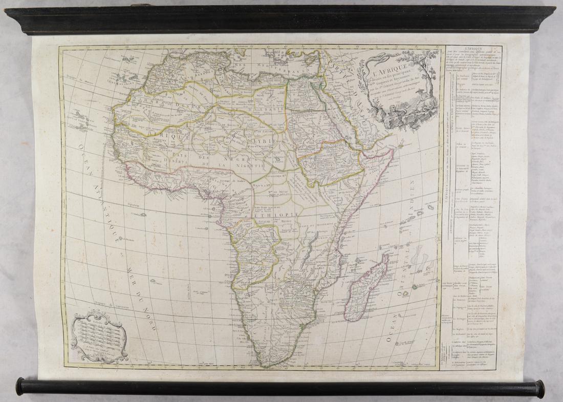MAP, Africa, Robert de Vaugondy (1 of 1)