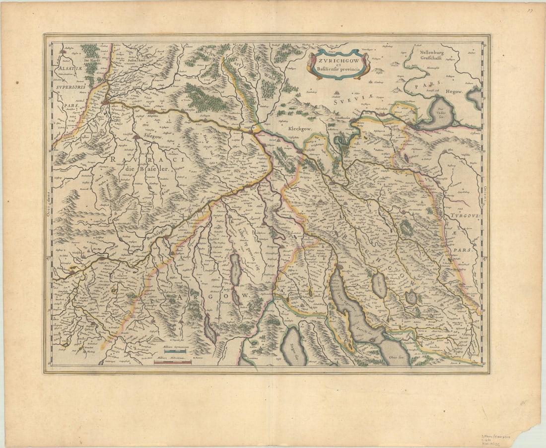 MAP, Switzerland, Blaeu (1 of 1)