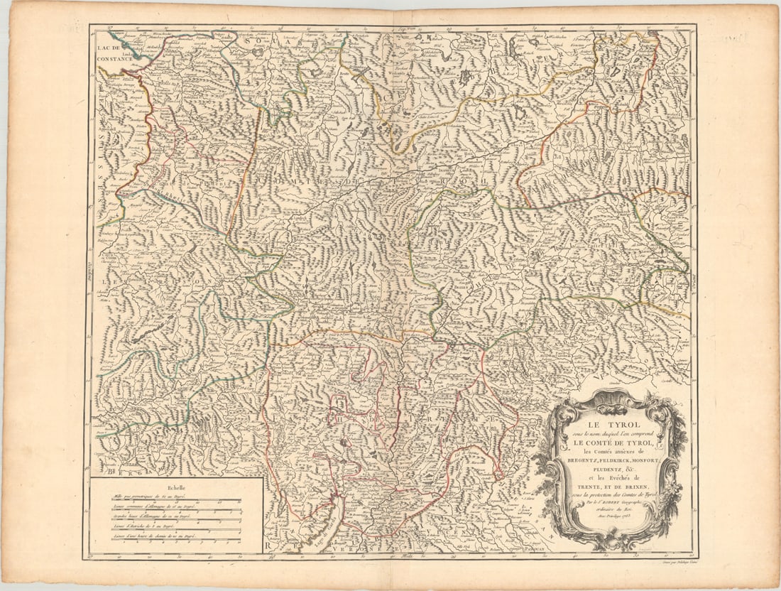 MAP, Italy, Robert de Vaugondy (1 of 1)