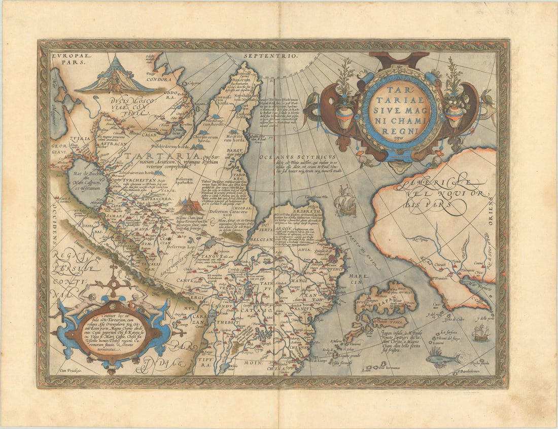 MAP, Pacific Ocean, Ortelius (1 of 1)