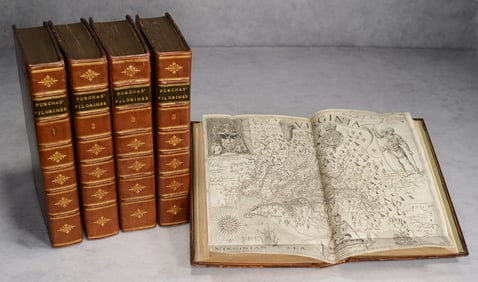 88 Maps Incl. John Smith Map of Virginia (1625)