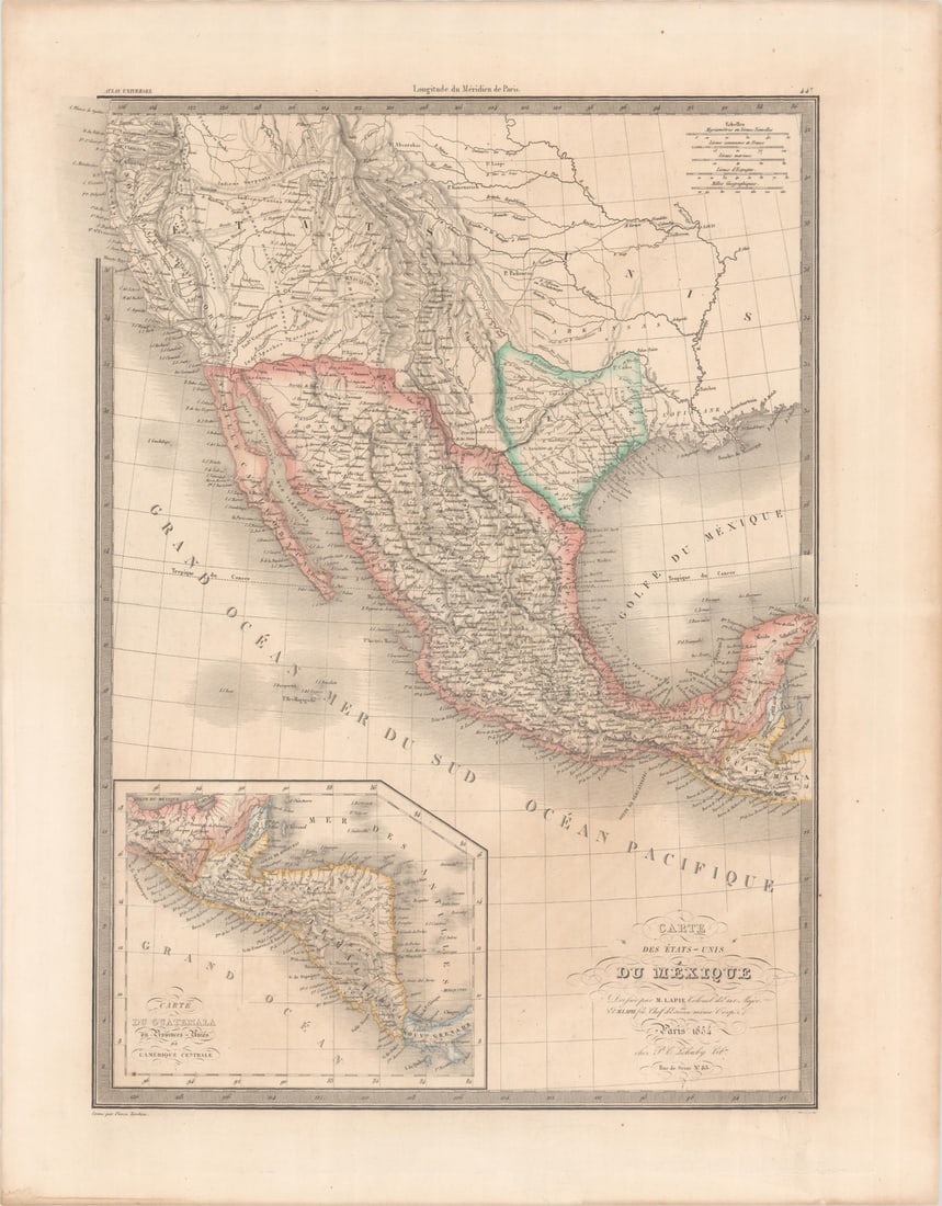 MAP, USA & Mexico, Lapie (1 of 1)