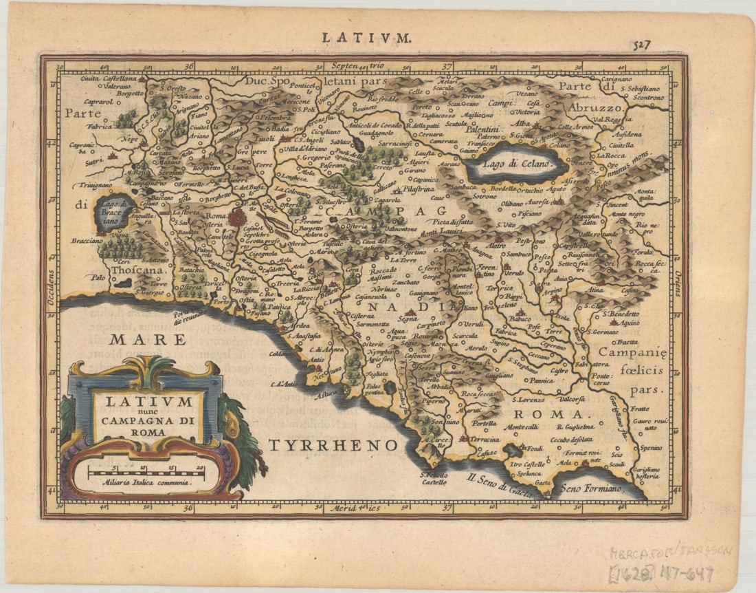 MAP, Italy, Mercator (1 of 1)
