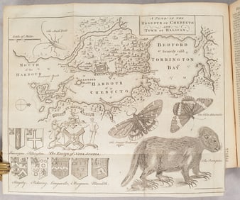 MAP IN BOOK, Canada, Gentlemen's Mag.
