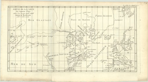 MAP, USA & Canada, Robert de Vaugondy