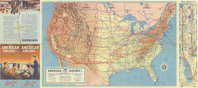 MAP, USA, American Airlines