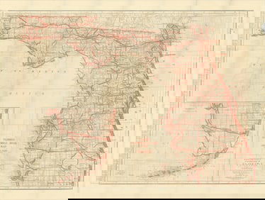 MAP, Florida, Rand McNally