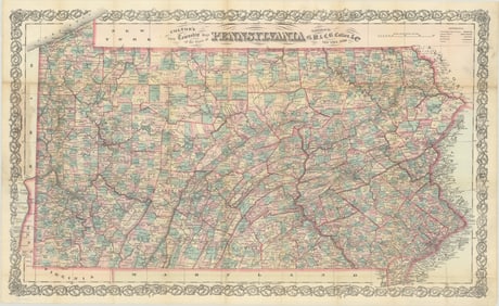 MAP, Pennsylvania, Colton