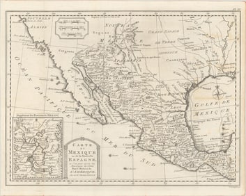 MAP, USA & Mexico, Kitchin