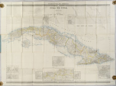 MAPS, Cuba & Havana, Coello y Quesada
