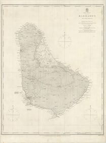 MAP, Barbados, British Admiralty