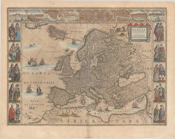MAP, Europe, Blaeu
