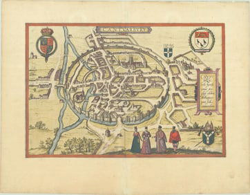 MAP, England, Braun & Hogenberg