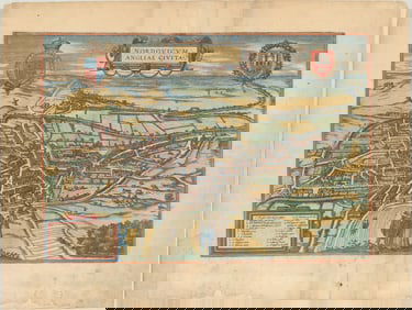 MAP, England, Braun & Hogenberg