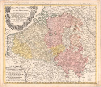 MAP, Low Countries, Homann Heirs