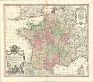 MAP, France, Seutter