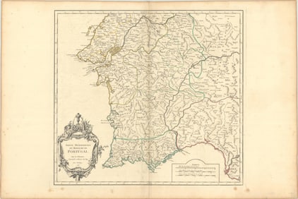 MAP, Portugal, Robert de Vaugondy