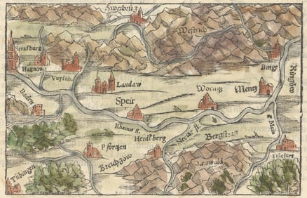 MAP, Germany, Munster