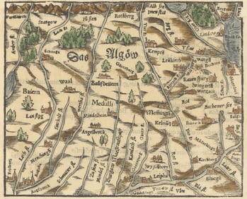 MAP, Germany, Munster