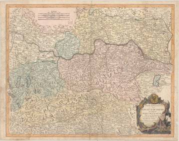 MAP, Austria, Robert de Vaugondy