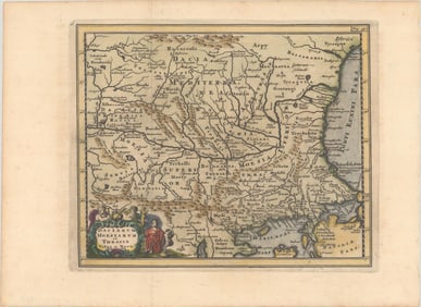 MAP, Romania & Bulgaria, Cluver