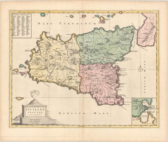 MAP, Sicily, Italy, Mortier