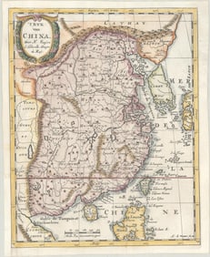 MAP, China & Korea, Sanson