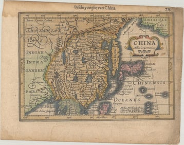 MAP, China, Korea & Japan, Mercator