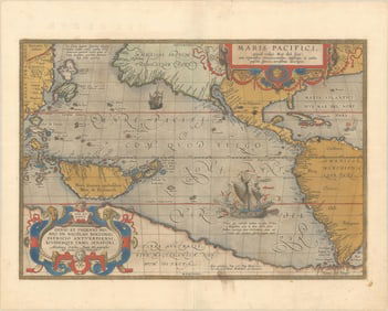 MAP, Pacific Ocean, Ortelius