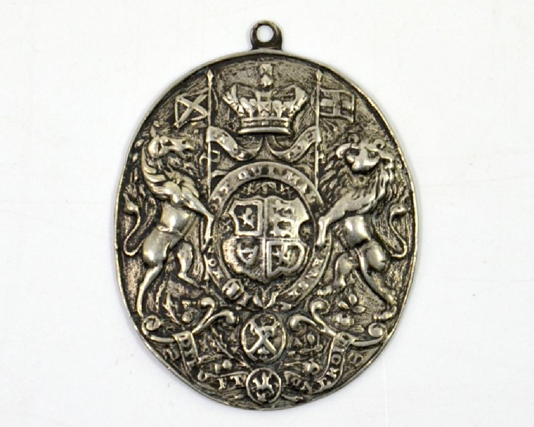 British Medals, Royal Coat of Arms for Scotland, silver (1 of 2)