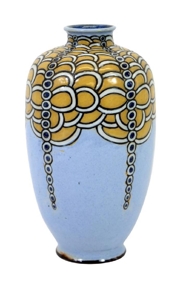 Harry Simeon for Royal Doulton, a stoneware vase, (1 of 4)