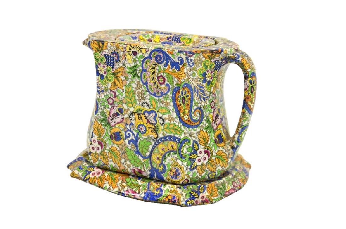 A Wade paisley chintz Compacto teapot and stand, circa (1 of 6)