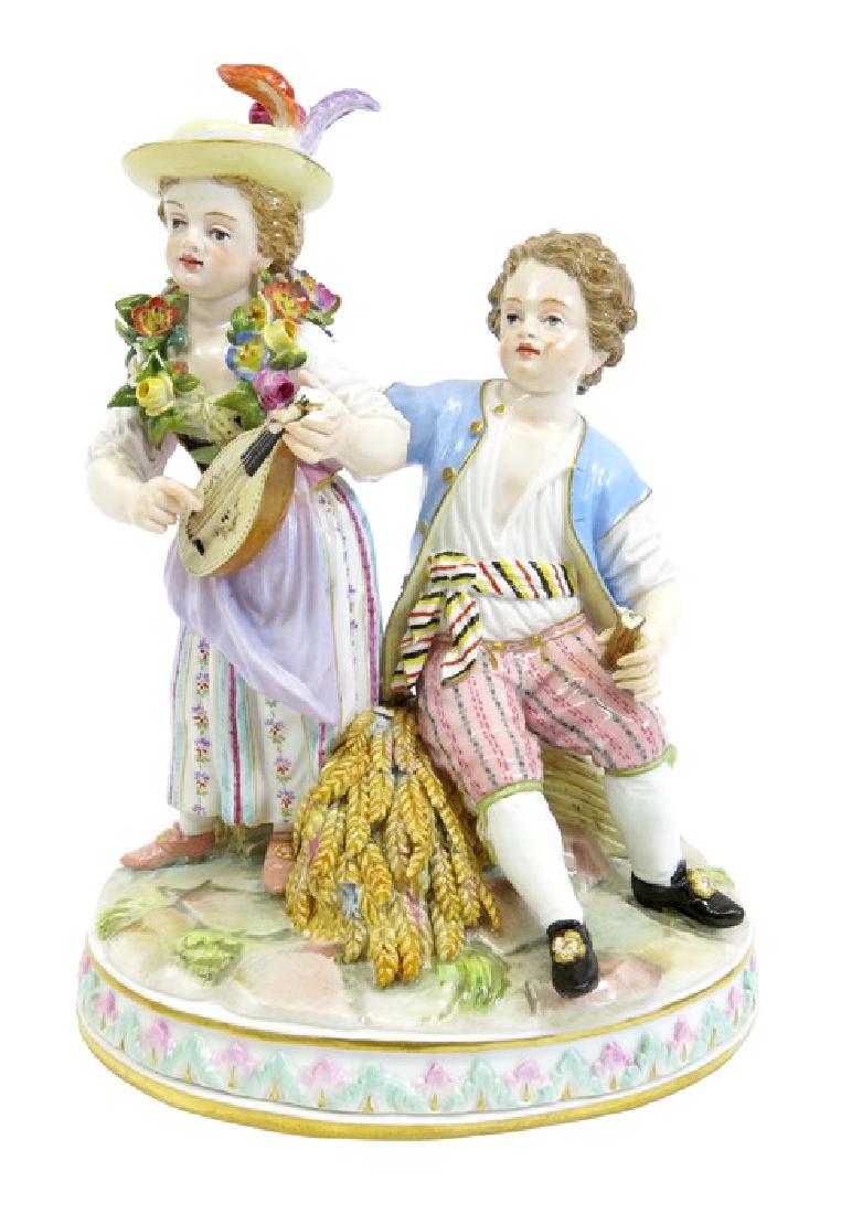 A Meissen figure group, Summer, 19th century, modelled (1 of 1)